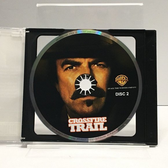 Louis L'Amour's Crossfire Trail Tom Selleck 2 Disc VCD Video CD Indonesia PAL - Picture 5 of 6